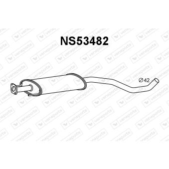 Silencieux avant VENEPORTE NS53482