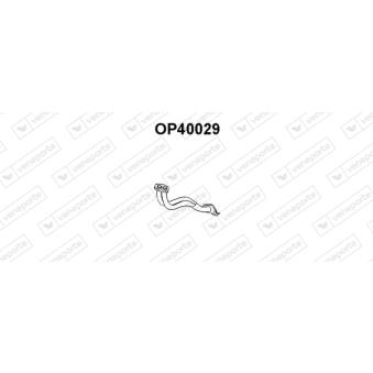 Tuyau d'échappement VENEPORTE [OP40029]