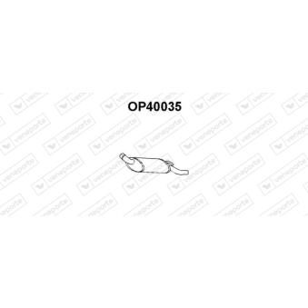 Silencieux arrière VENEPORTE OEM 852040