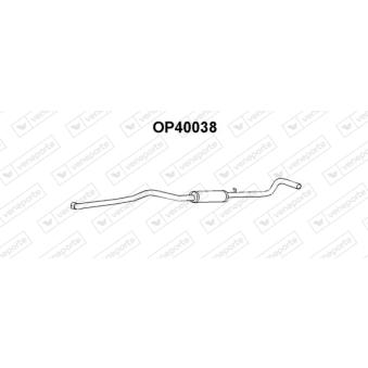 Silencieux avant VENEPORTE OEM 852042 Silencieux avant VENEPORTE OEM 852042