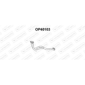 Tuyau d'échappement VENEPORTE [OP40103]