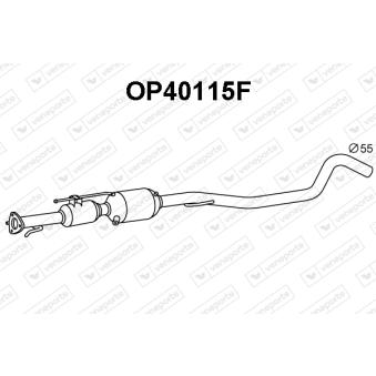 Filtre à particules / à suie, échappement VENEPORTE OEM 5850140 Filtre à particules / à suie, échappement VENEPORTE OEM 5850140