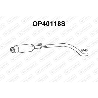 Filtre à particules / à suie, échappement VENEPORTE OEM 5850174