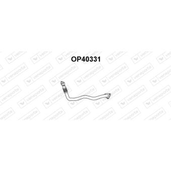 Tuyau d'échappement VENEPORTE [OP40331]