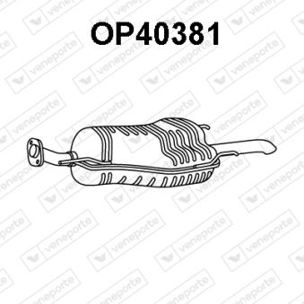 Silencieux arrière VENEPORTE OEM 24423010