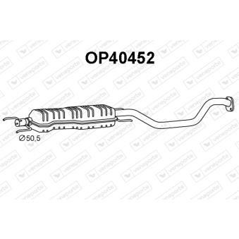 Silencieux central VENEPORTE OEM 24424772 Silencieux central VENEPORTE OEM 24424772
