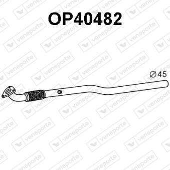 Tuyau d'échappement VENEPORTE [OP40482]