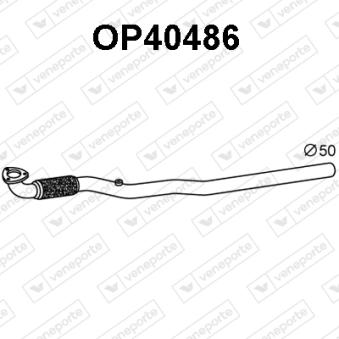 Tuyau d'échappement VENEPORTE OEM 5852134