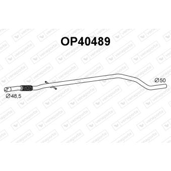 Tuyau d'échappement VENEPORTE [OP40489]