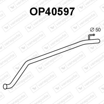 Tuyau d'échappement VENEPORTE OEM 2003000qab