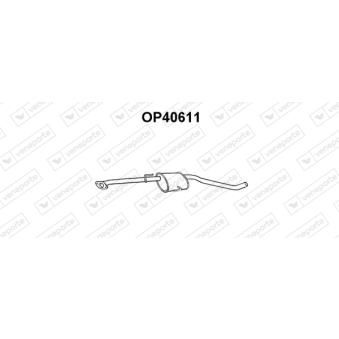 Silencieux avant VENEPORTE OEM 90528006