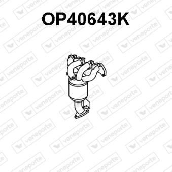 Catalyseur en coude VENEPORTE OEM 5849011 Catalyseur en coude VENEPORTE OEM 5849011