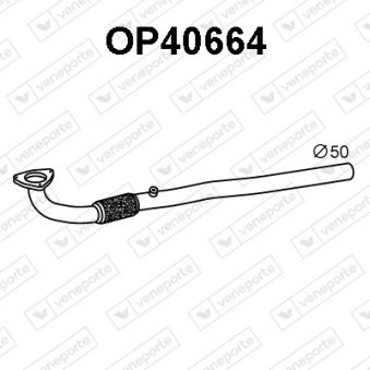 Tuyau d'échappement VENEPORTE OEM 55558588