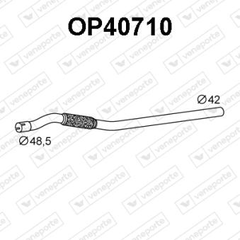 Tuyau d'échappement VENEPORTE [OP40710]