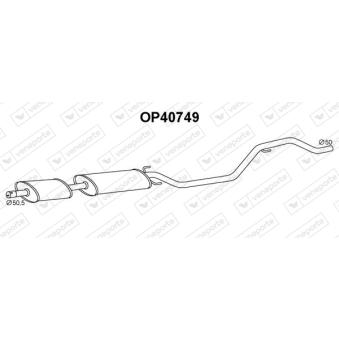 Silencieux avant VENEPORTE OEM 5852589