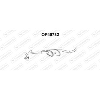 Silencieux avant VENEPORTE OEM 852252