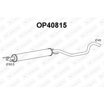 Silencieux avant VENEPORTE OEM 5852552 Silencieux avant VENEPORTE OEM 5852552