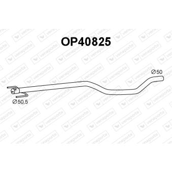 Tuyau d'échappement VENEPORTE [OP40825]