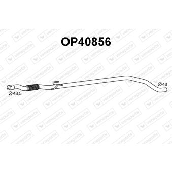 Tuyau d'échappement VENEPORTE [OP40856]