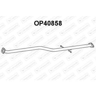 Tuyau d'échappement VENEPORTE [OP40858]