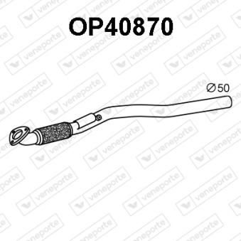Tuyau d'échappement VENEPORTE OP40870 Tuyau d'échappement VENEPORTE OP40870