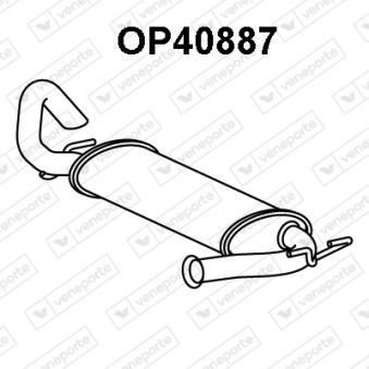 Silencieux arrière VENEPORTE OEM 4401912