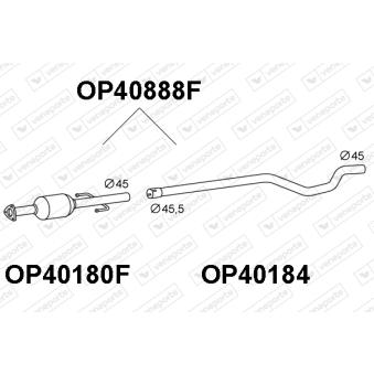Filtre à particules / à suie, échappement VENEPORTE OEM 854411