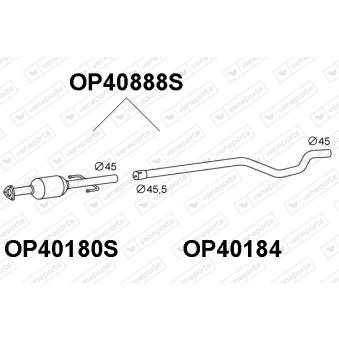 Filtre à particules / à suie, échappement VENEPORTE OEM 854411