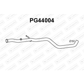Tuyau d'échappement VENEPORTE OEM 1610539980