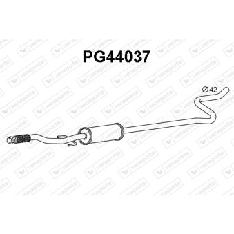 Silencieux avant VENEPORTE PG44037