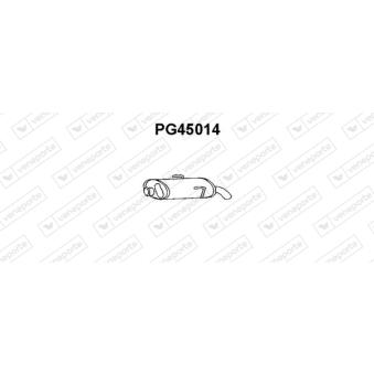 Silencieux arrière VENEPORTE [PG45014]