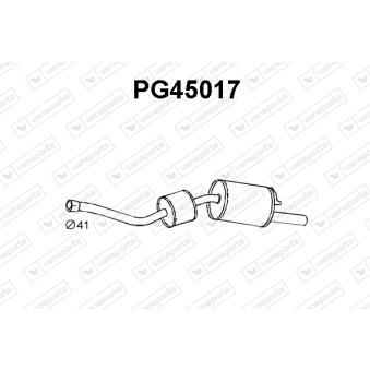 Silencieux arrière VENEPORTE [PG45017]