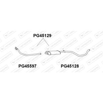 Silencieux avant VENEPORTE OEM 170560