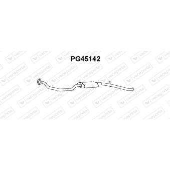 Silencieux avant VENEPORTE OEM 171707