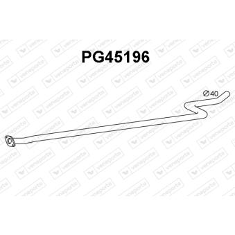Tuyau d'échappement VENEPORTE OEM 1717NR