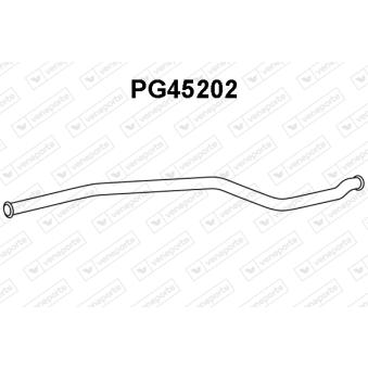 Tuyau d'échappement VENEPORTE [PG45202]