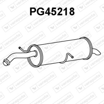 Silencieux arrière VENEPORTE [PG45218]