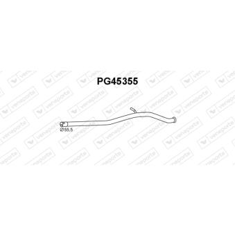 Tube de réparation, catalyseur VENEPORTE OEM 1705J2