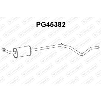 Silencieux central VENEPORTE [PG45382]