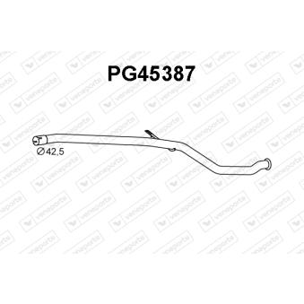 Tube de réparation, catalyseur VENEPORTE OEM 1731E6 Tube de réparation, catalyseur VENEPORTE OEM 1731E6