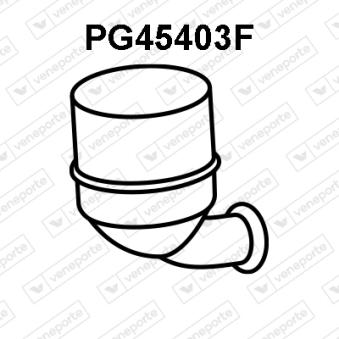 Filtre à particules / à suie, échappement VENEPORTE [PG45403F]