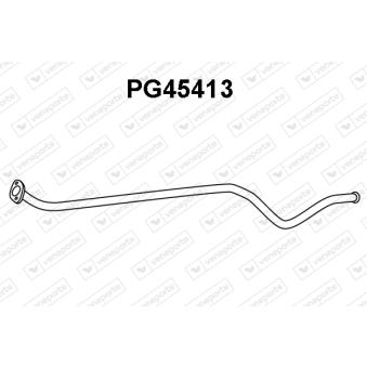 Tuyau d'échappement VENEPORTE OEM 1717N9