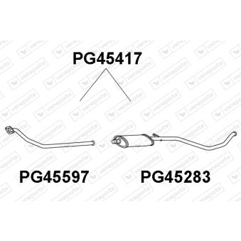 Silencieux avant VENEPORTE OEM 170581