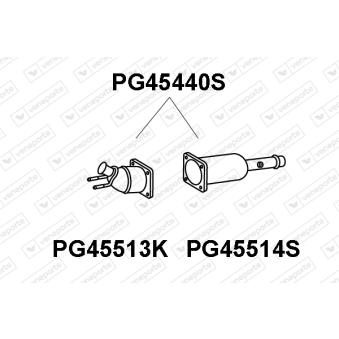 Filtre à particules / à suie, échappement VENEPORTE OEM 1731FV