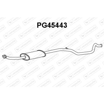 Silencieux central VENEPORTE [PG45443]