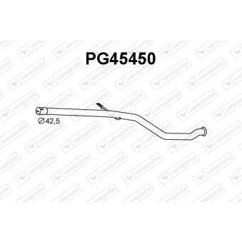 Tube de réparation, catalyseur VENEPORTE OEM 1731E4 Tube de réparation, catalyseur VENEPORTE OEM 1731E4