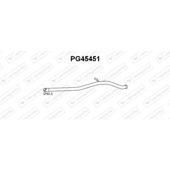 Tube de réparation, catalyseur VENEPORTE OEM 1705J2