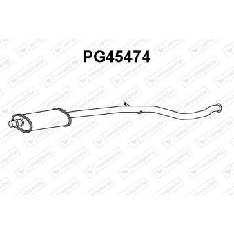 Silencieux central VENEPORTE [PG45474]