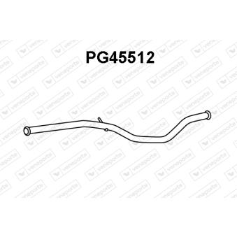 Tuyau d'échappement VENEPORTE OEM 1717T4