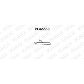 Tube de réparation, Silencieux central VENEPORTE OEM 1717E3